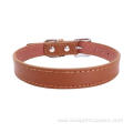 Eco-friendly Colorful High Quality Luxury Leather Dog Collar